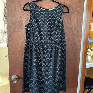 Lovely, black eyelet cotton dress